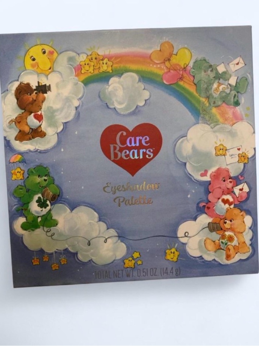 Care Bears Pastel Eyeshadow Palette - Pink Blue Green Purple Cream